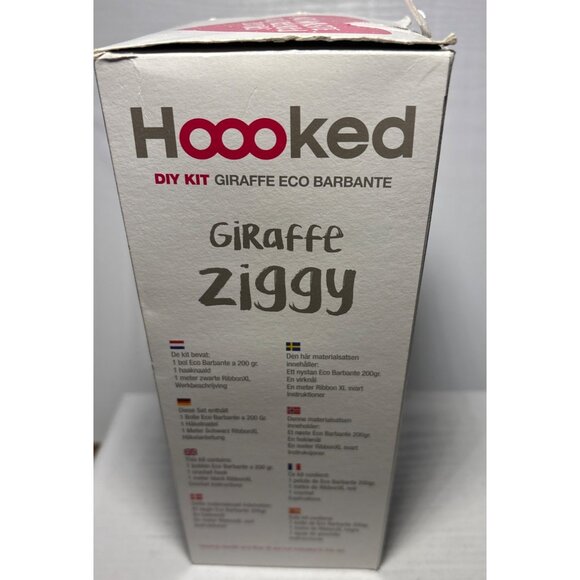 Crochet Kit Giraffe Ziggy GRAY Amigurumi Hoooked DIY Craft Eco Barbante Yarn - Picture 4 of 5